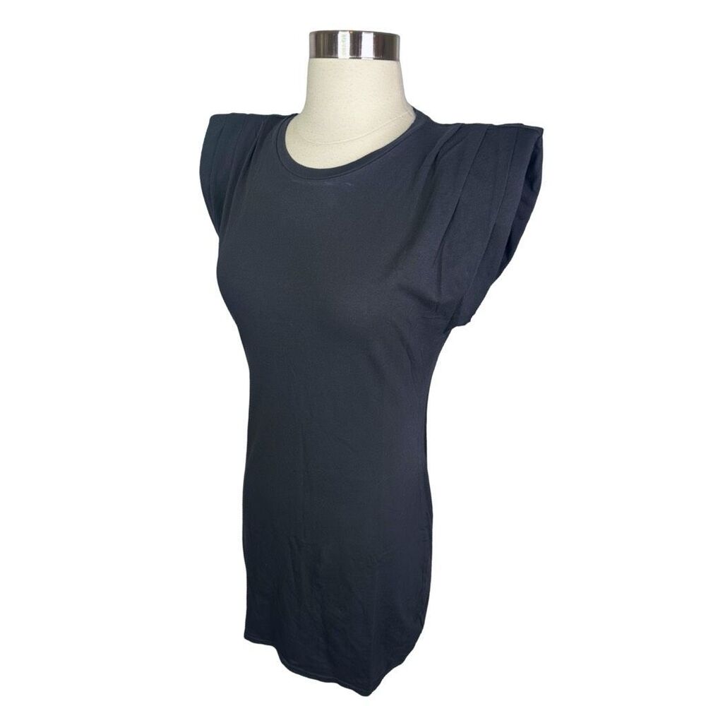 St. Roche Echo Padded Statement Shoulder Muscle Tank Mini Dress - Size Small - Picture 4 of 8